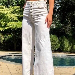 Urban Outfitters BDG White Button Up Jeans